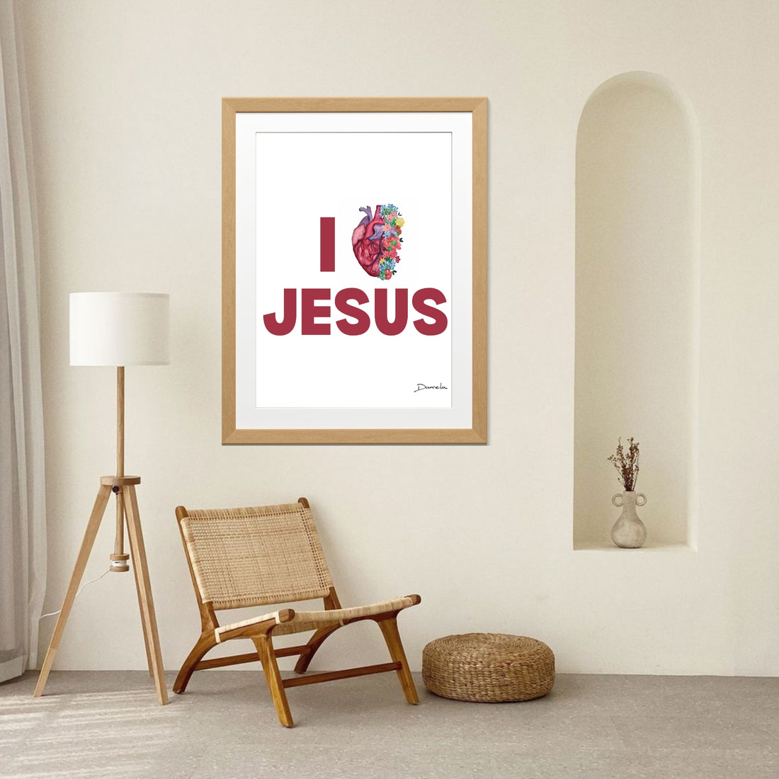I Love Jesus Art Print