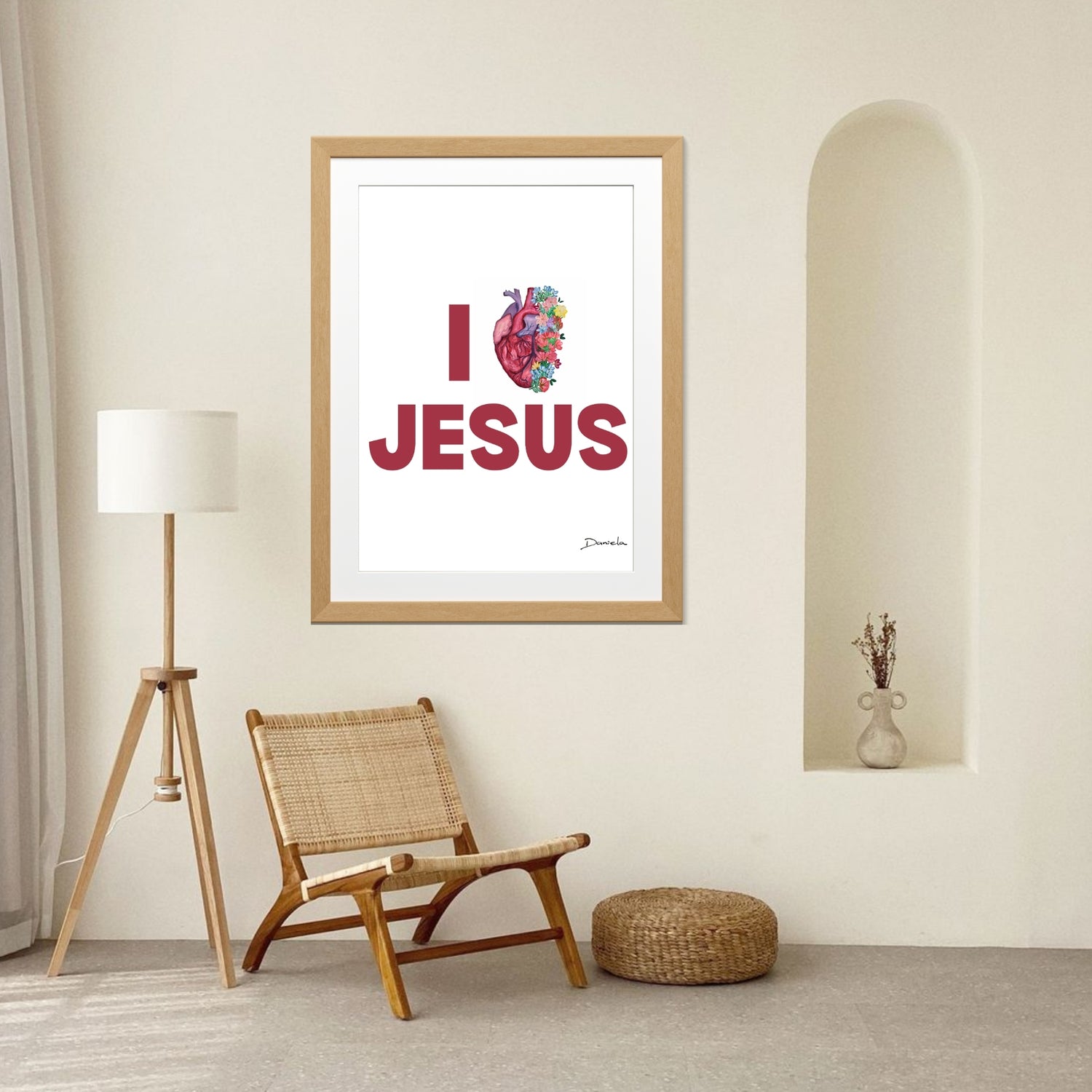 I Love Jesus Art Print