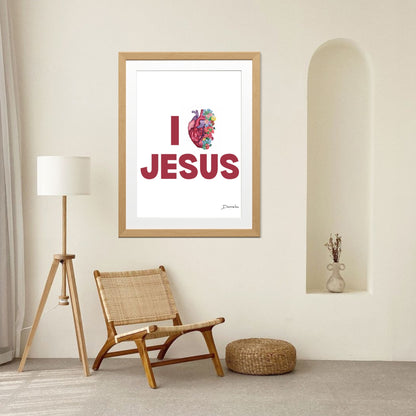 I Love Jesus Art Print