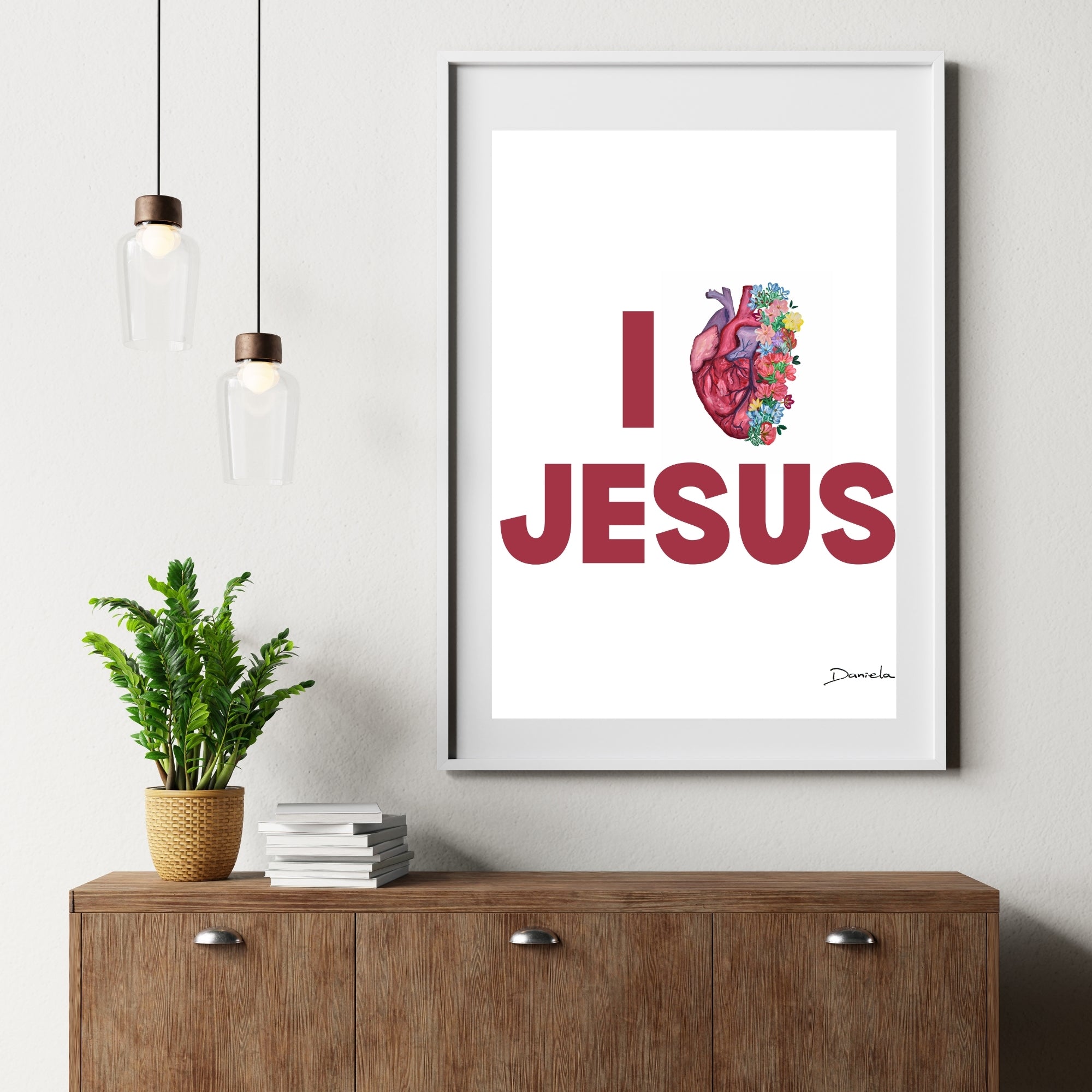 I Love Jesus Art Print