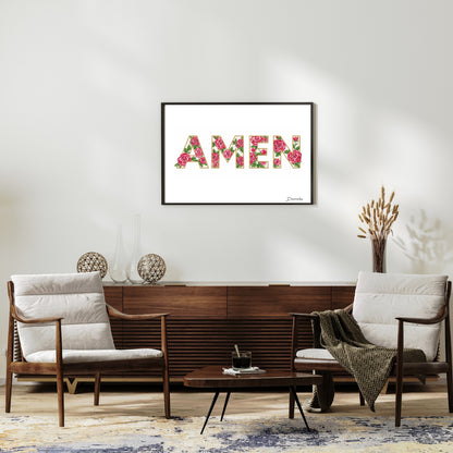 Amen Art Print