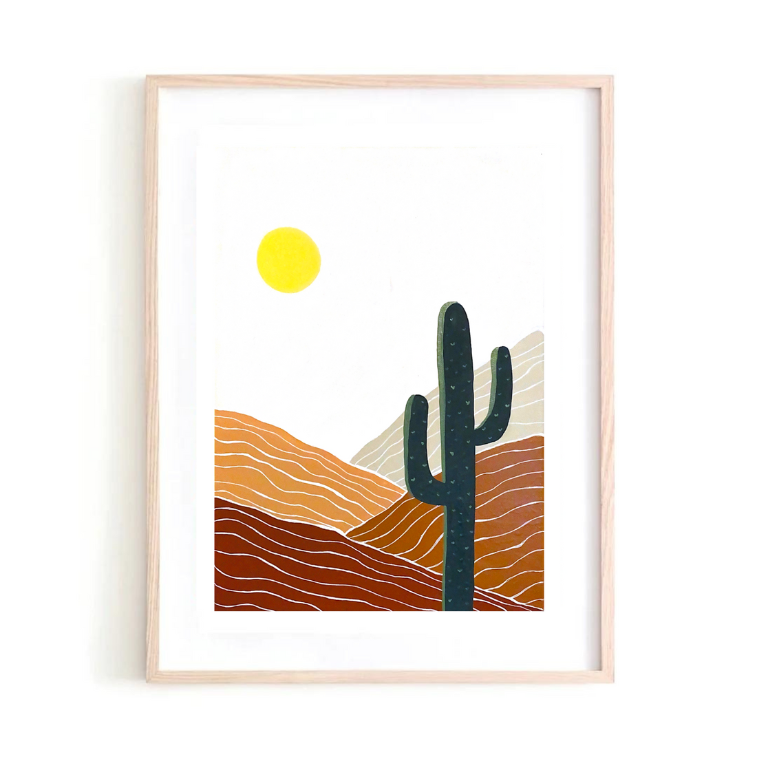 Desert art print