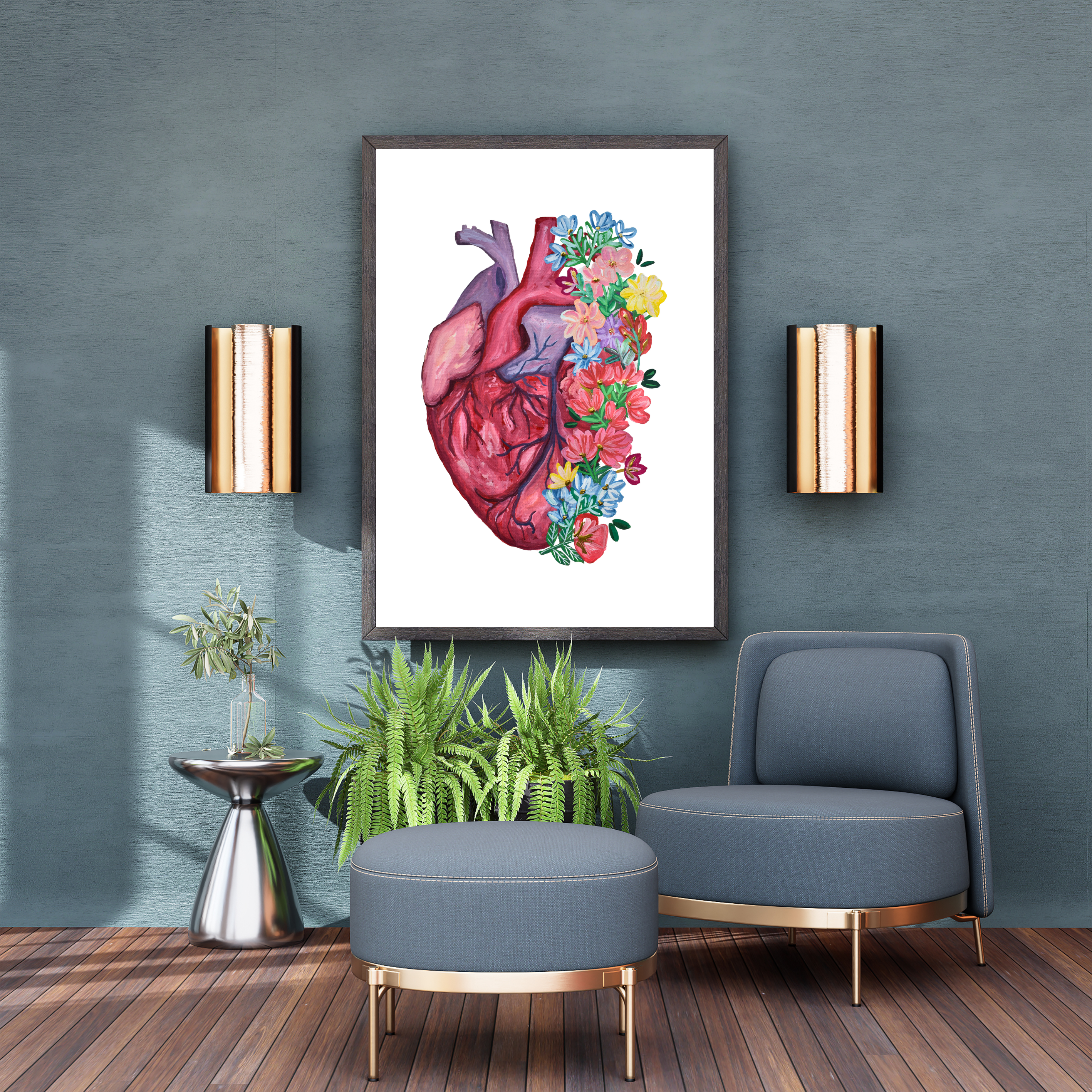 Anatomy Heart 2 art print