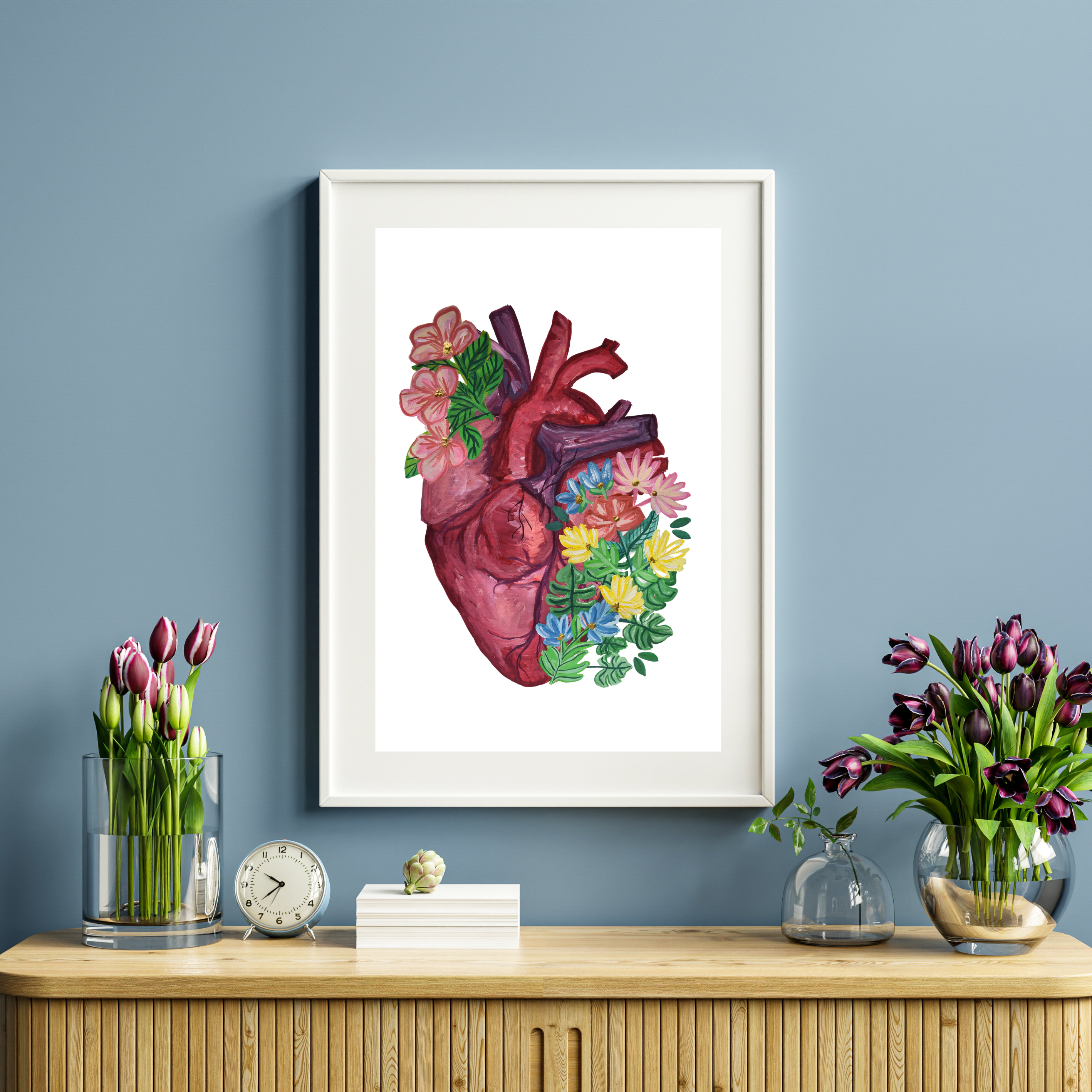 Anatomy Heart 3 art print