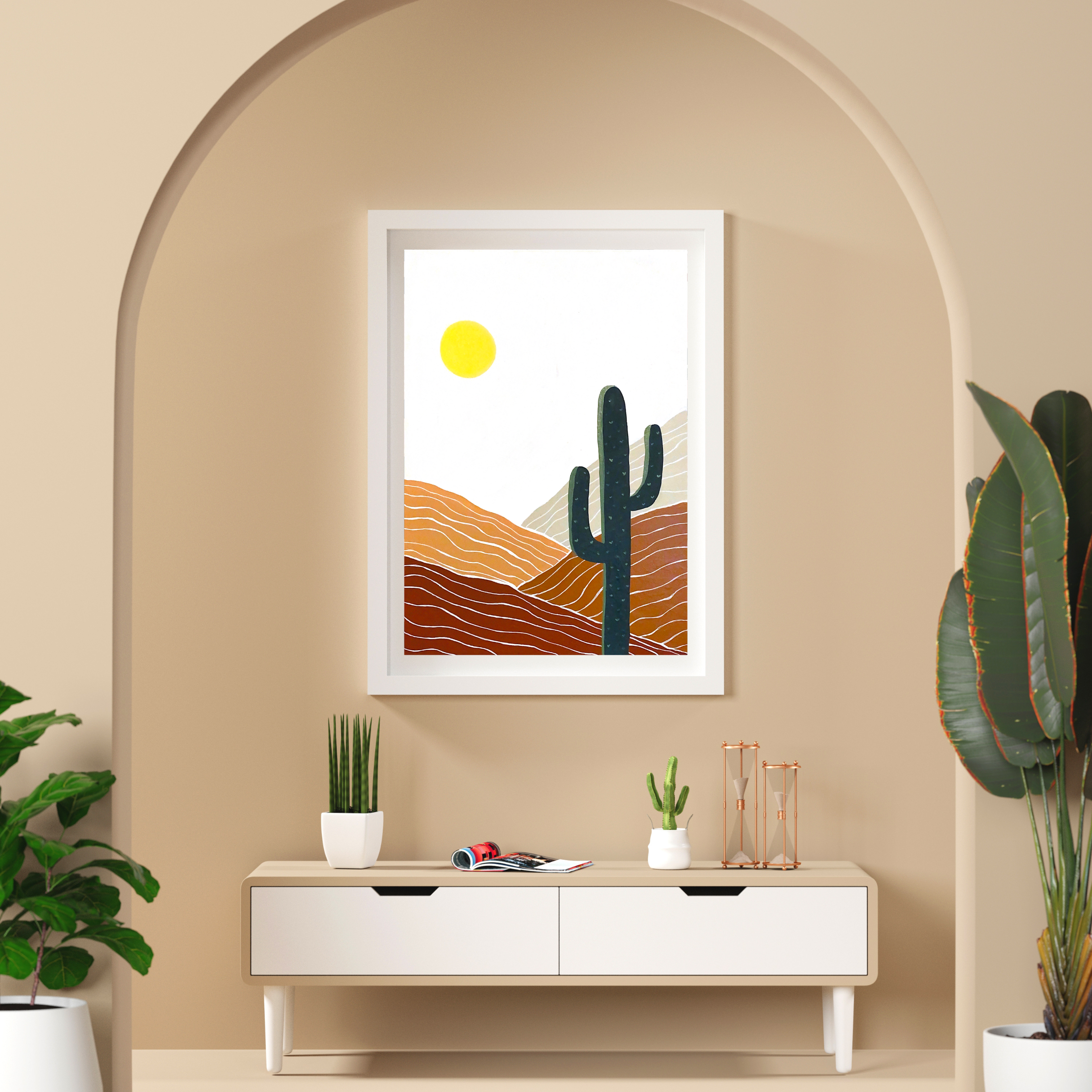 Desert art print