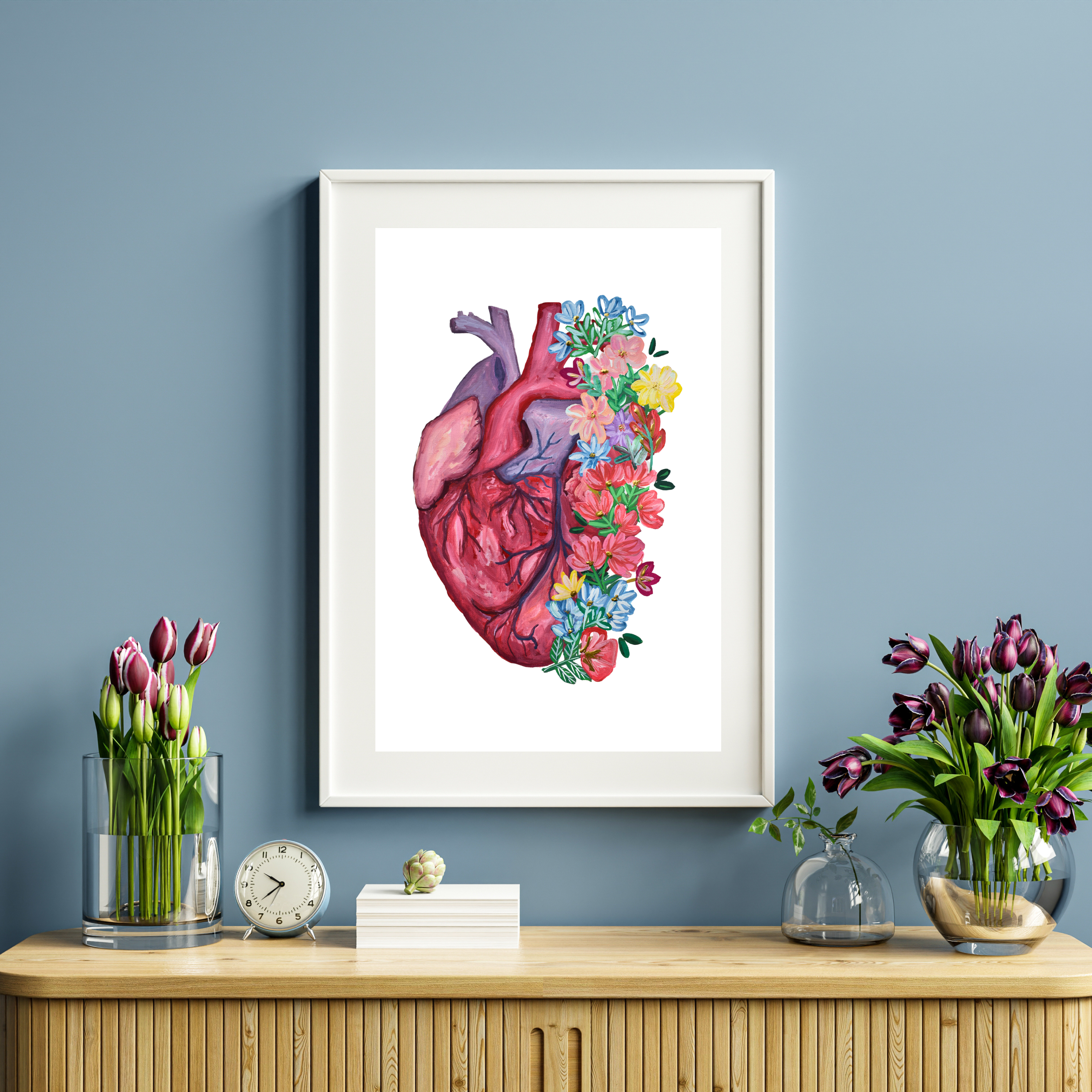 Anatomy Heart 2 art print