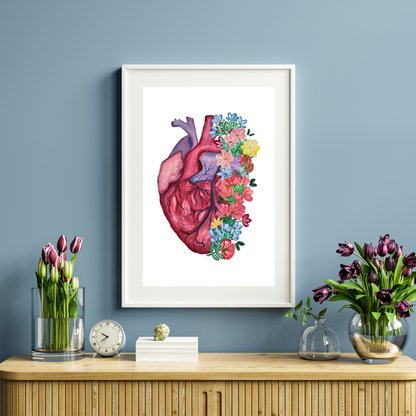 Anatomy Heart 2 art print