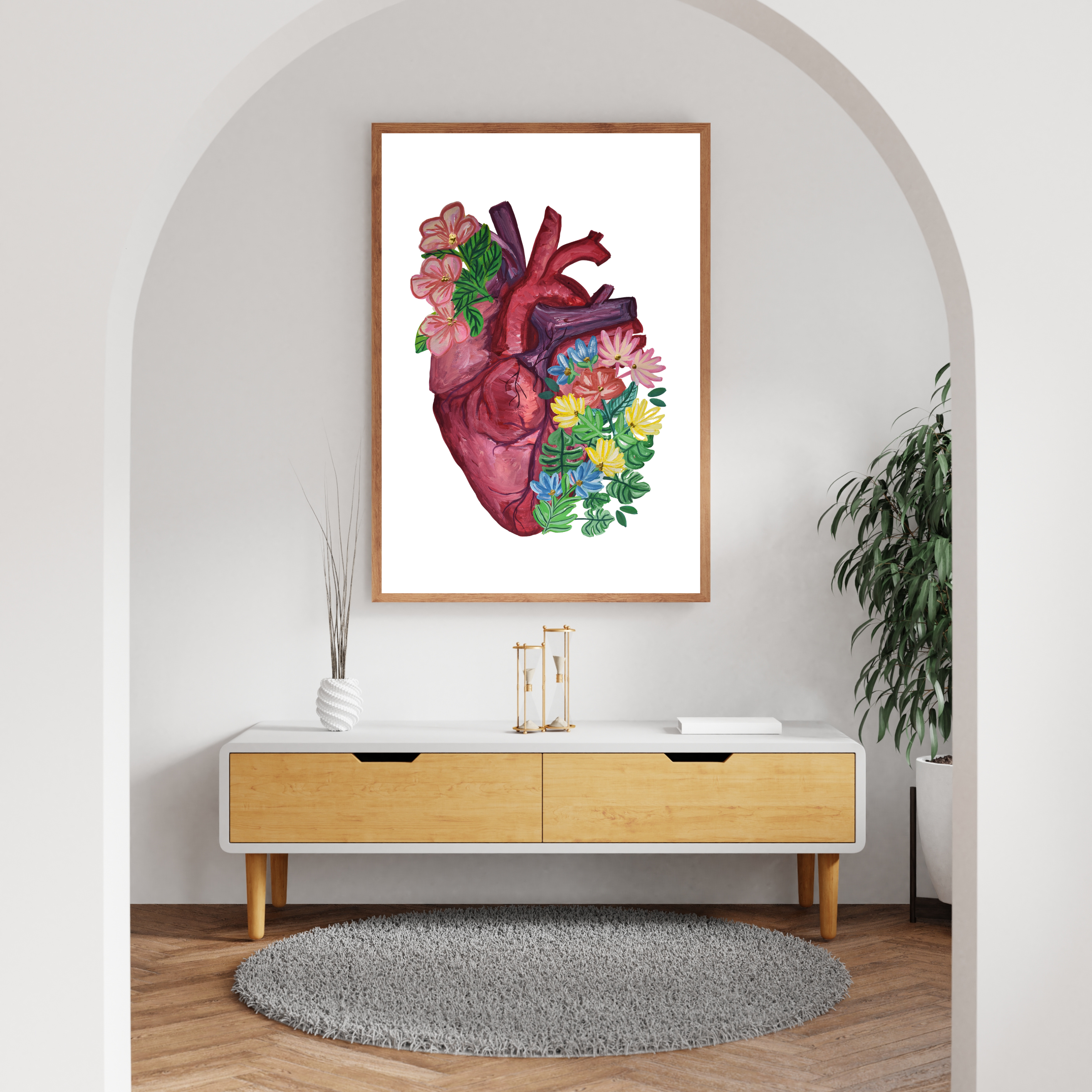 Anatomy Heart 3 art print