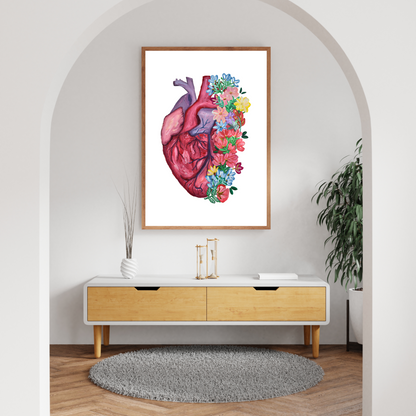 Anatomy Heart 2 art print