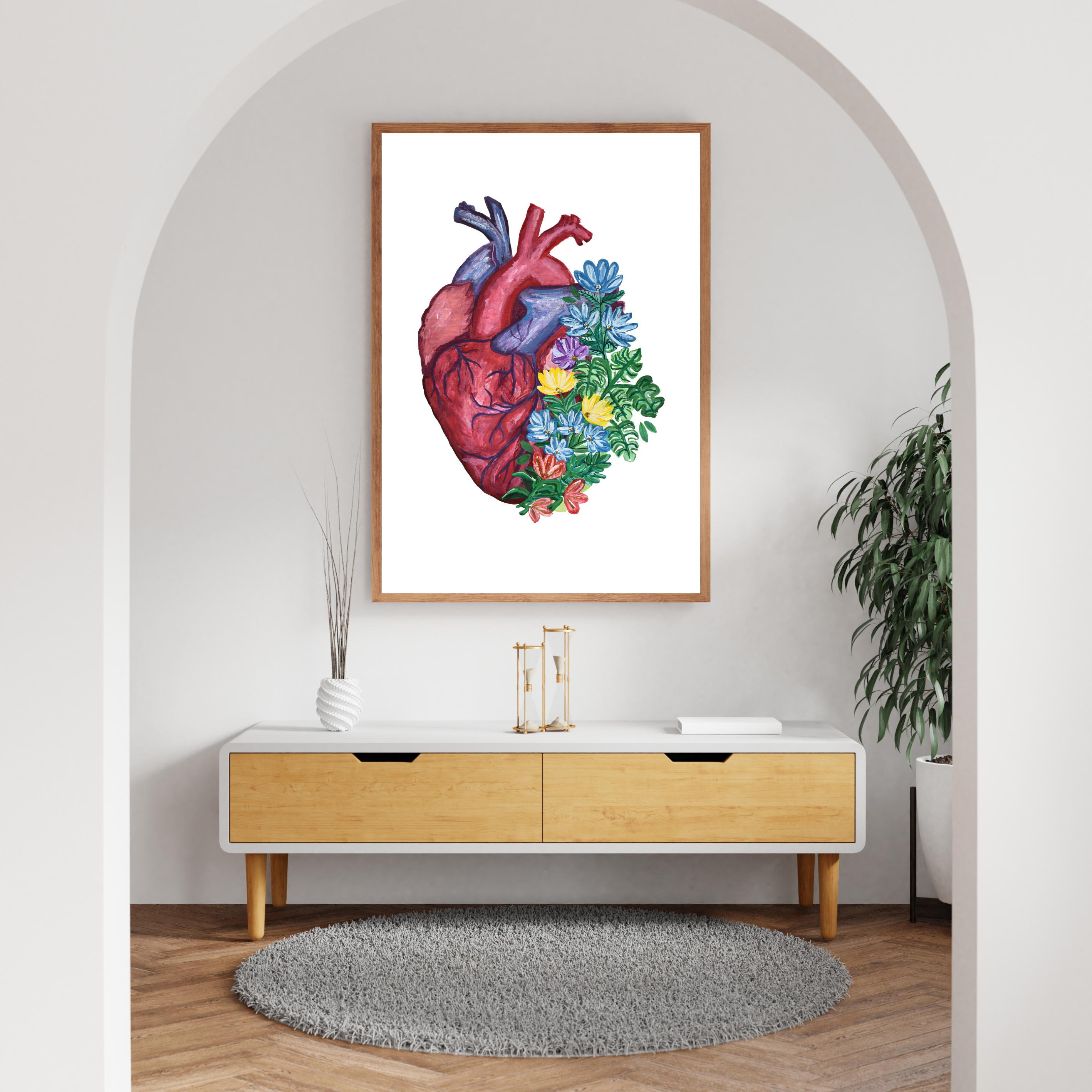 Anatomy Heart art print