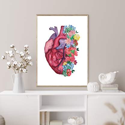 Anatomy Heart 2 art print