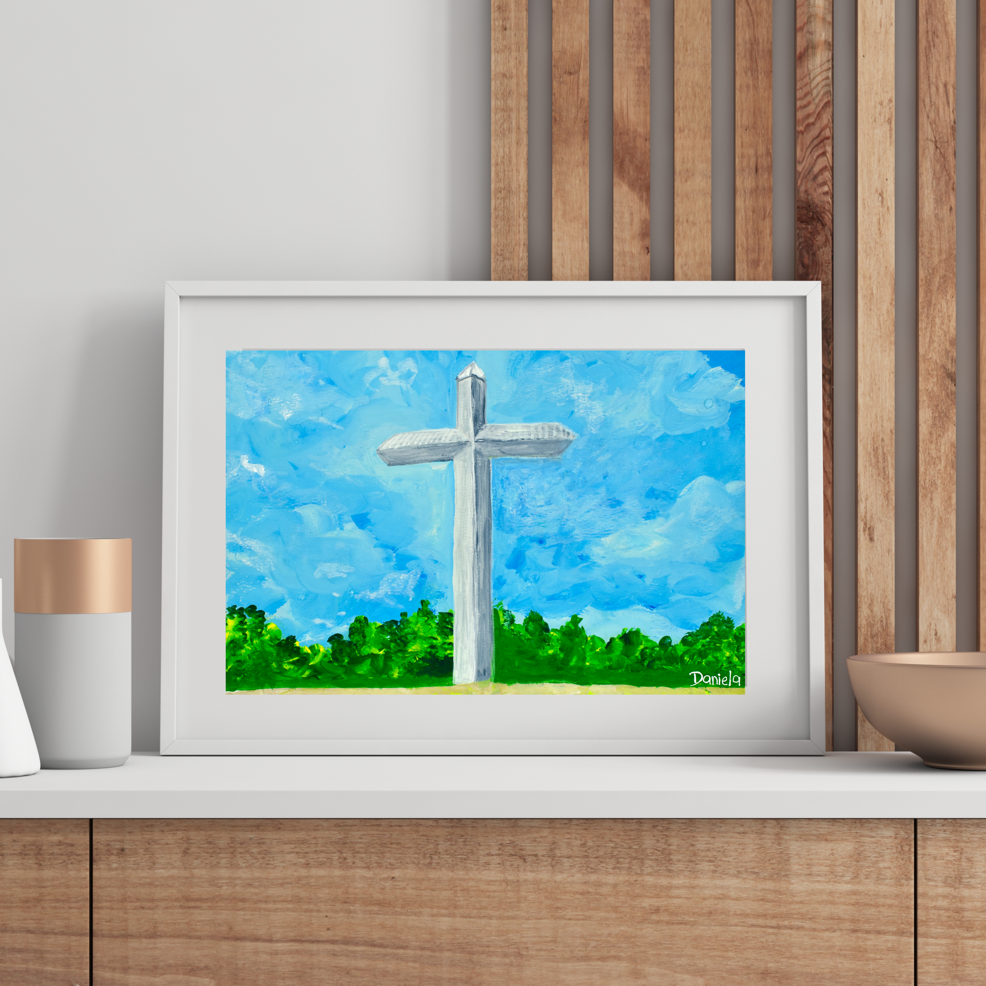 Cross art print