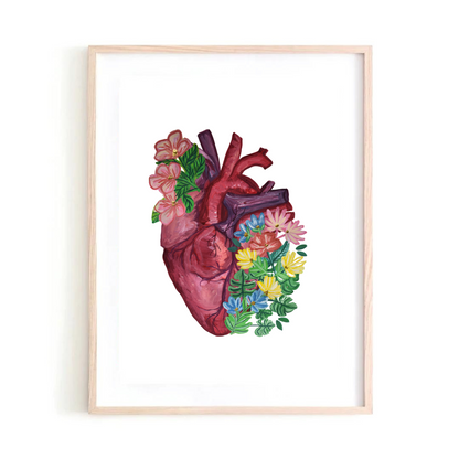 Anatomy Heart 3 art print