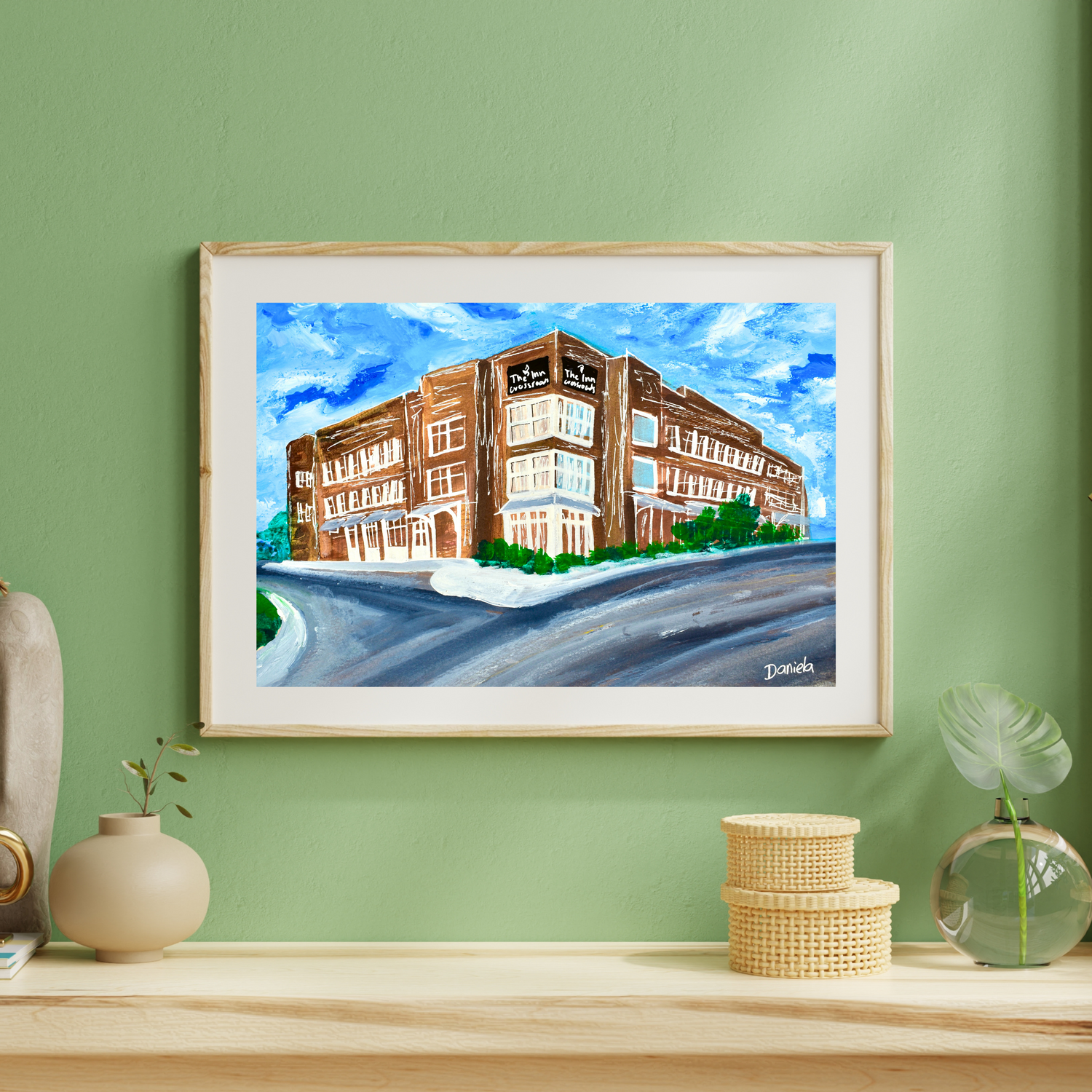 The Inn Crossroom art print