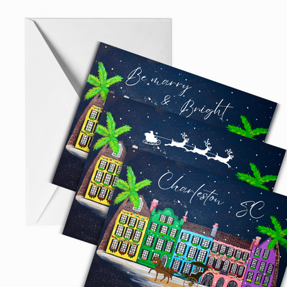 Charleston Christmas Greeting Cards (5-designs)