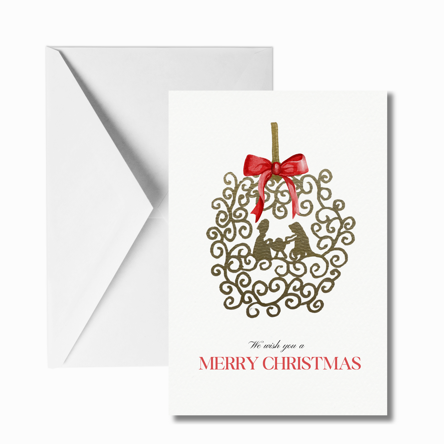 Merry Christmas Greeting Card (11-designs)