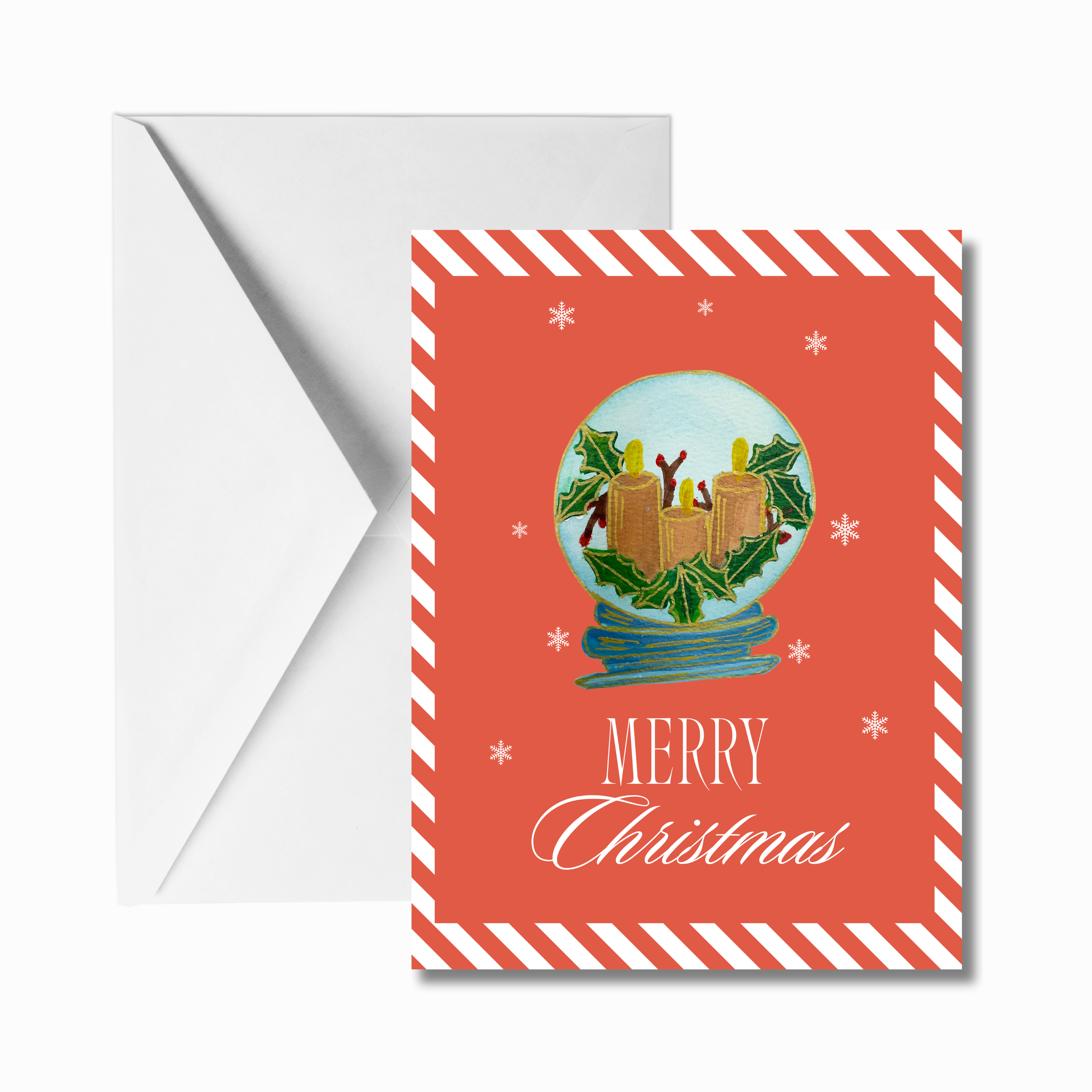 Merry Christmas Greeting Card (11-designs)