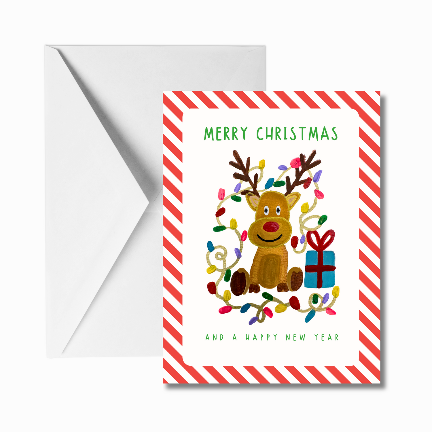 Merry Christmas Greeting Card (11-designs)