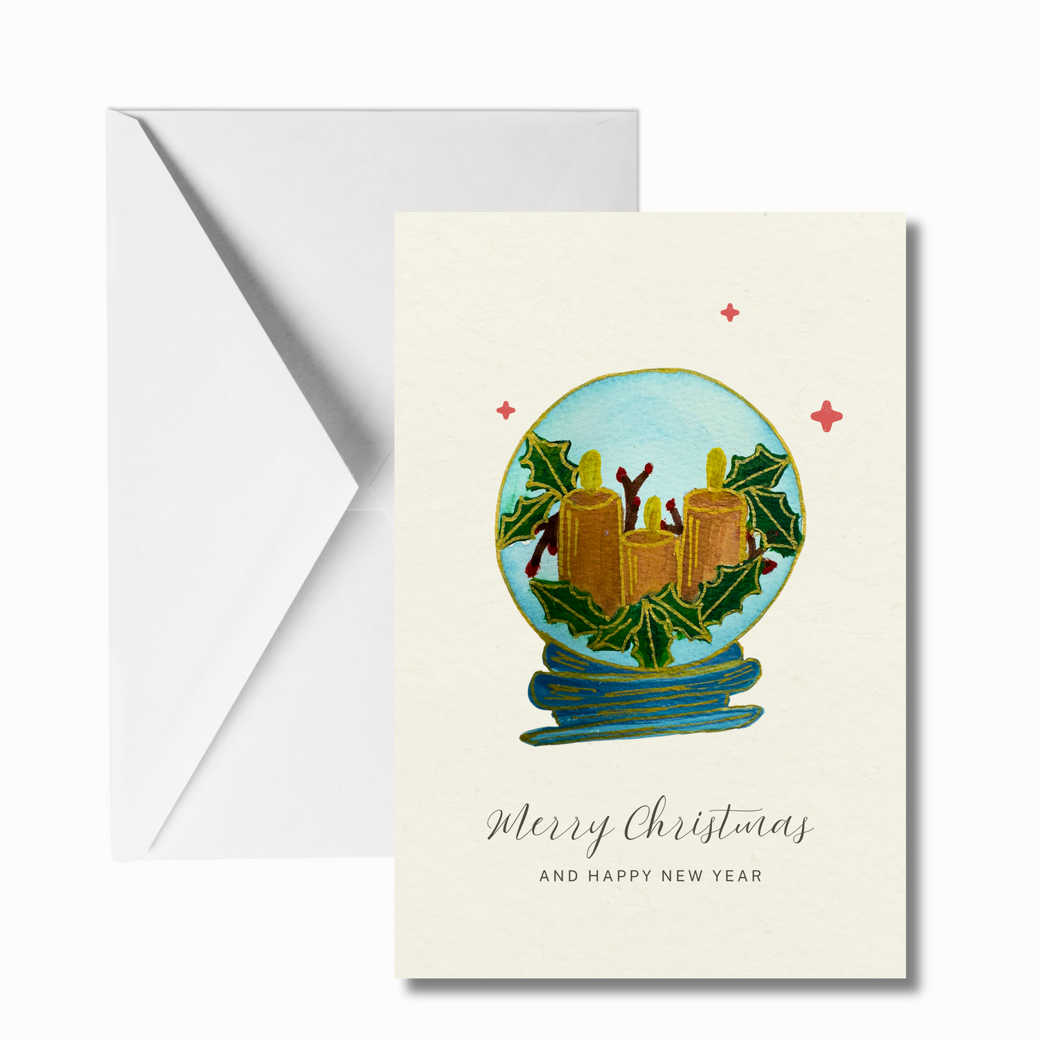 Merry Christmas Greeting Card (11-designs)