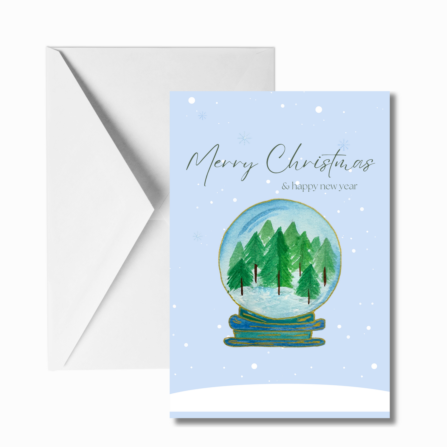 Merry Christmas Greeting Card (11-designs)