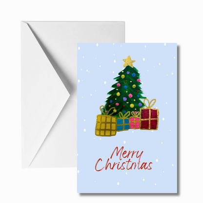 Merry Christmas Greeting Card (11-designs)