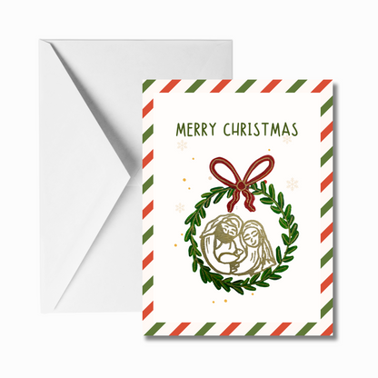 Merry Christmas Greeting Card (11-designs)