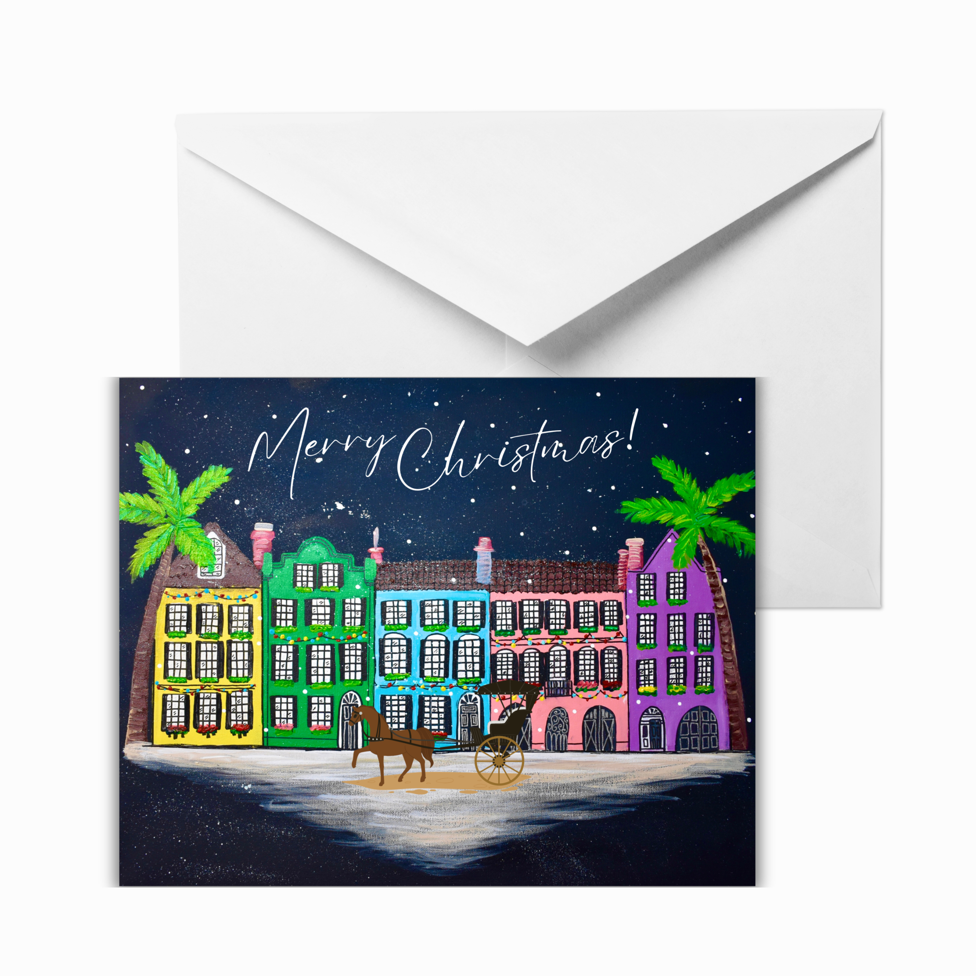 Charleston Christmas Greeting Cards (5-designs)