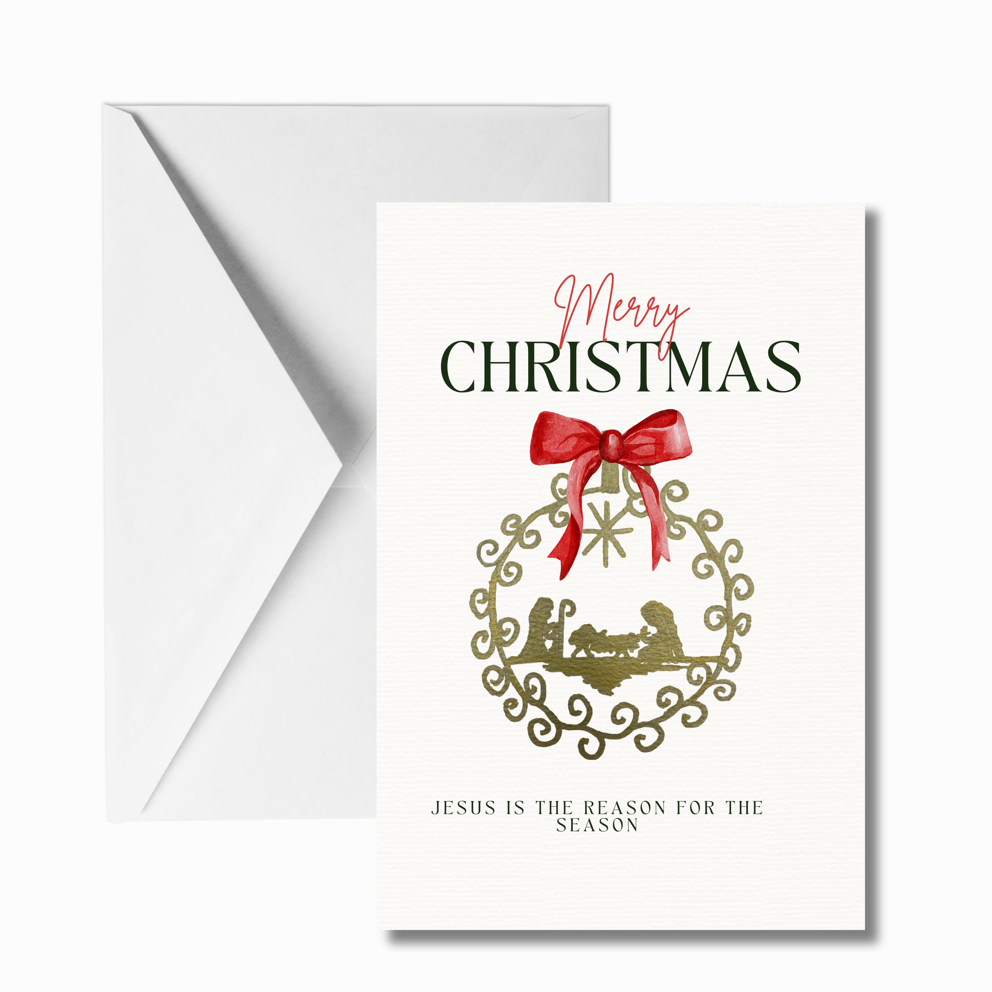 Merry Christmas Greeting Card (11-designs)