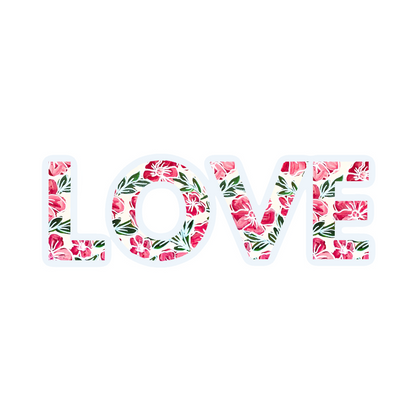 Love Sticker waterproof quality vinyl matte