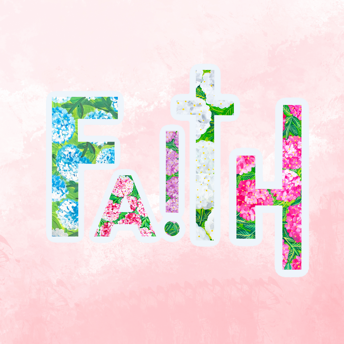 Faith Sticker waterproof quality vinyl matte