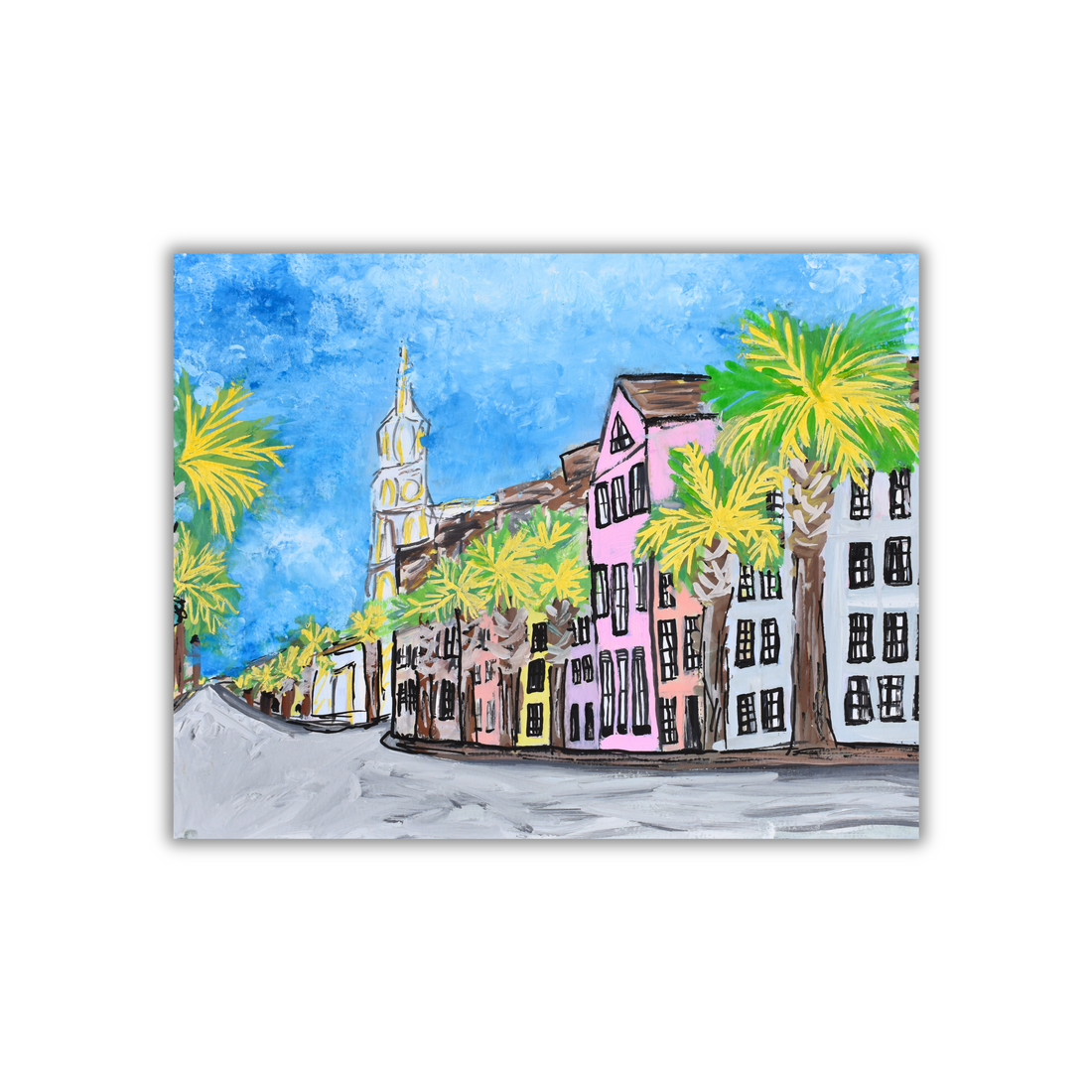 Charleston Broad Street Sticker waterproof quality vinyl matte