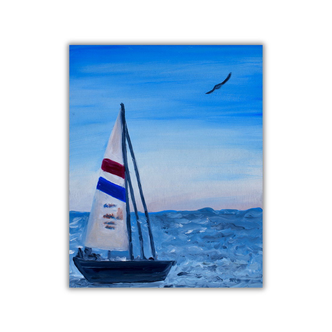 Sailboat Sticker waterproof quality vinyl matte