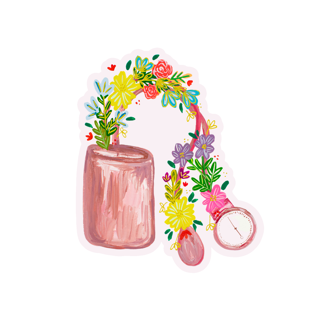 Tensiometer Sticker waterproof quality vinyl matte