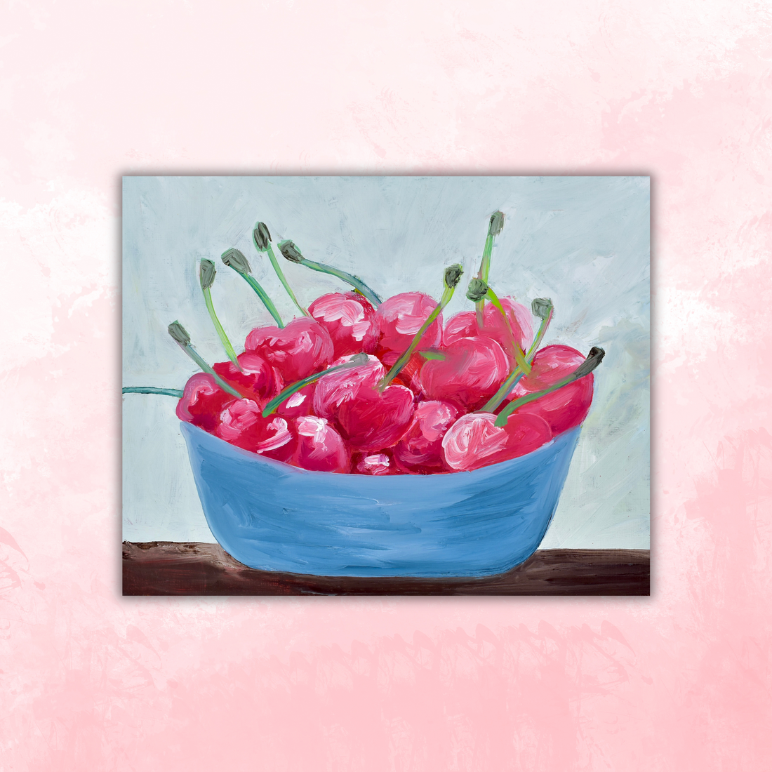 Bowl Of Cherries Sticker waterproof quality vinyl matte