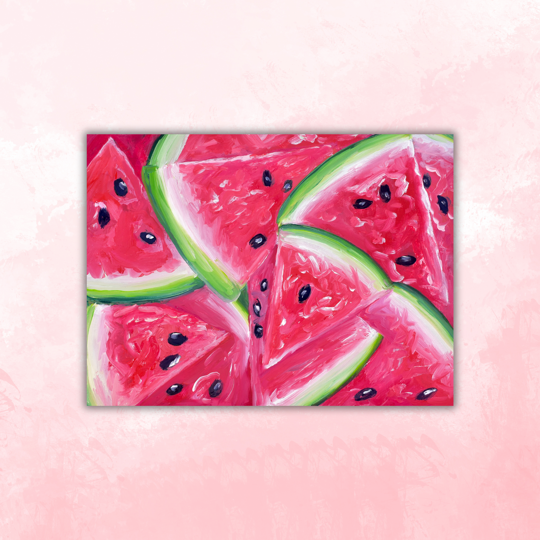Watermelon Sticker waterproof quality vinyl matte