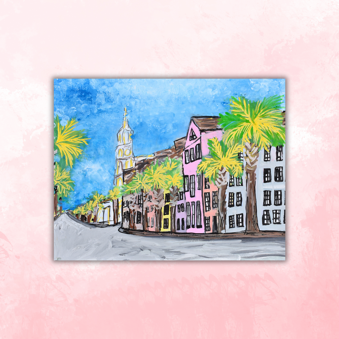 Charleston Broad Street Sticker waterproof quality vinyl matte