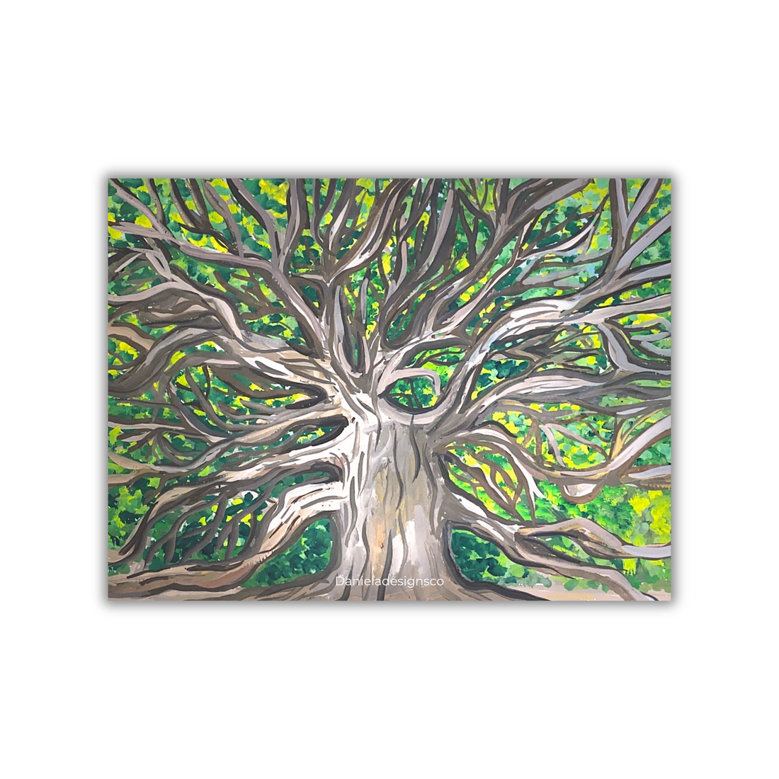 Angel Oak Tree Charleston Sticker waterproof quality vinyl matte