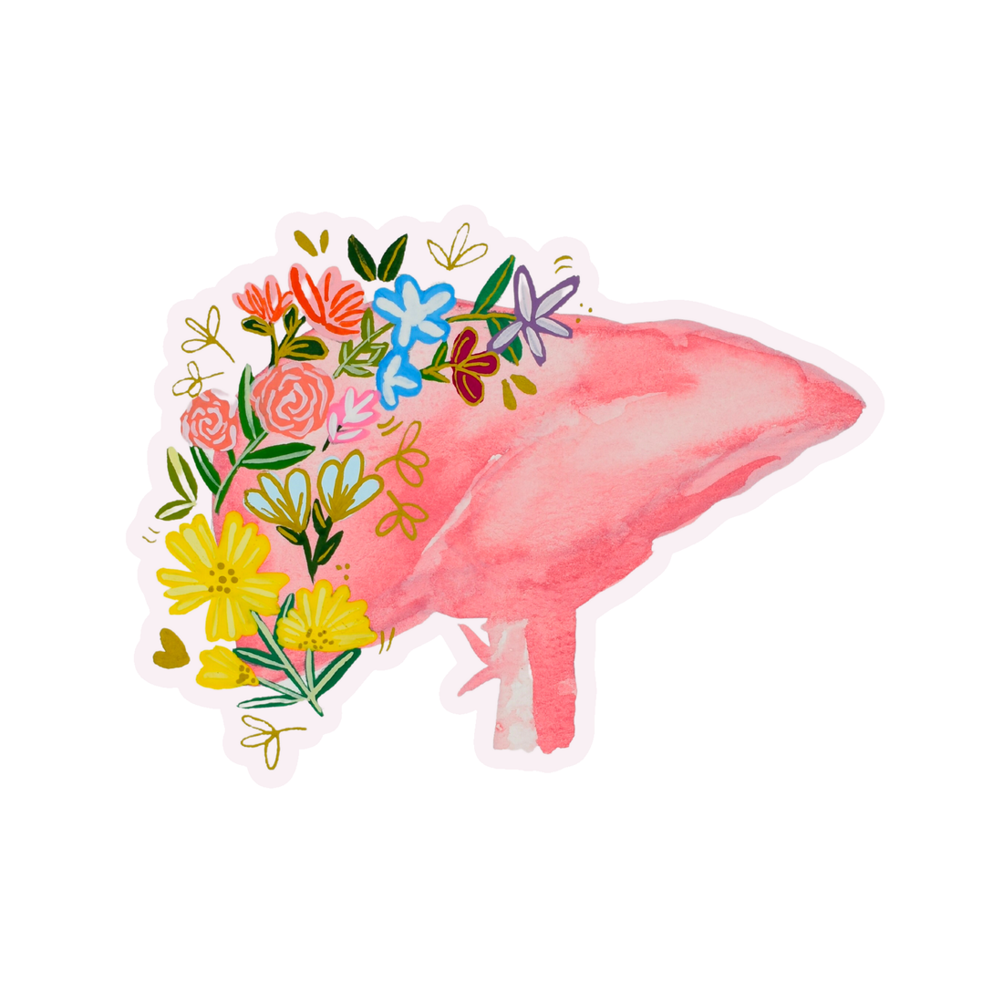 Liver  Sticker waterproof quality vinyl matte