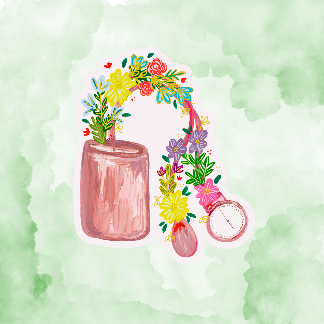 Tensiometer Sticker waterproof quality vinyl matte