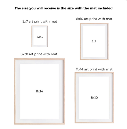 Inhale Faith, Exhale Fear Art Print