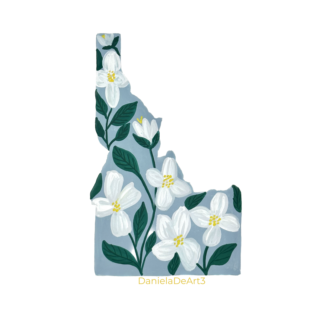 Idaho State Flowers sticker WATERPROOF QUALITY VINYL MATTE