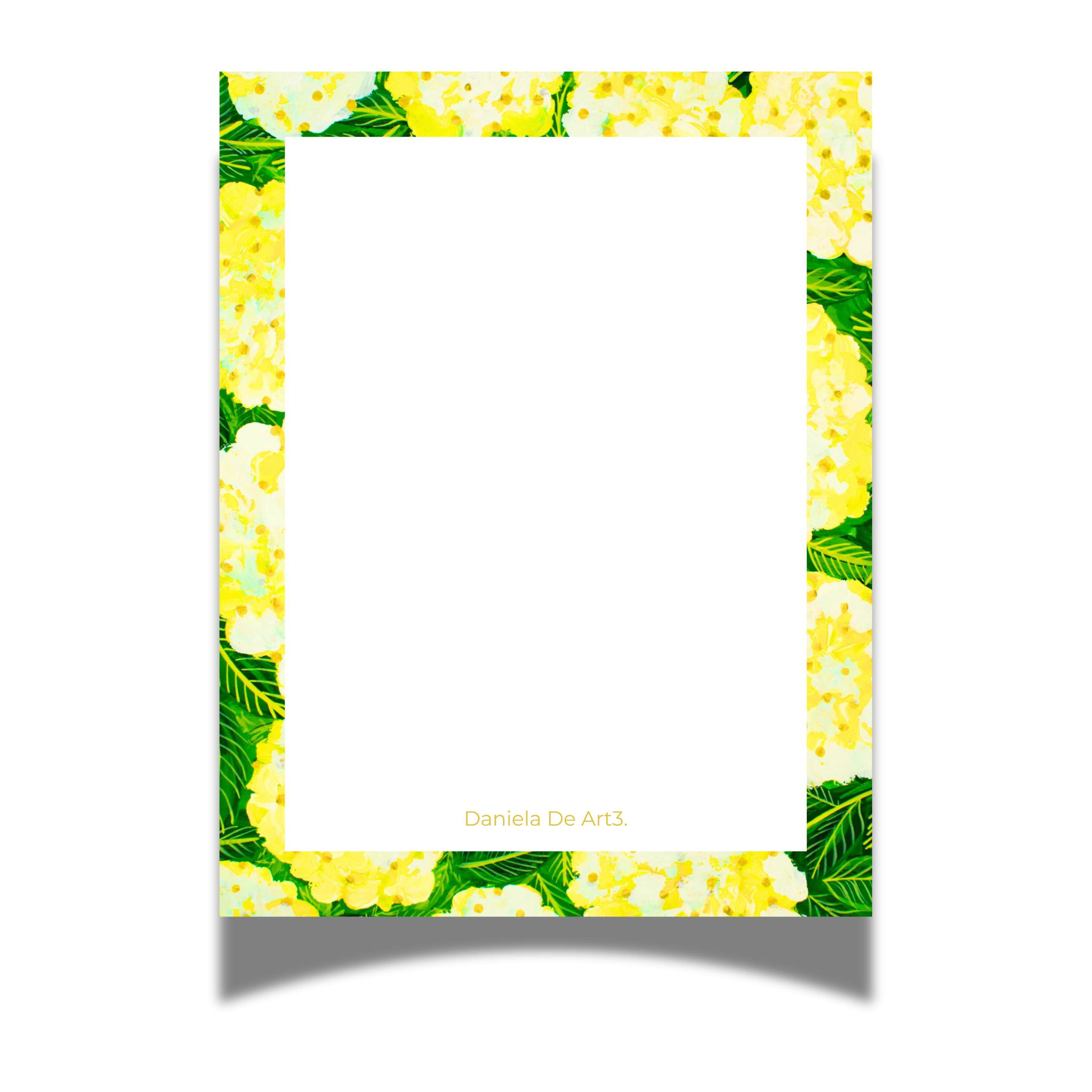 Yellow Hydrangea Note Pads