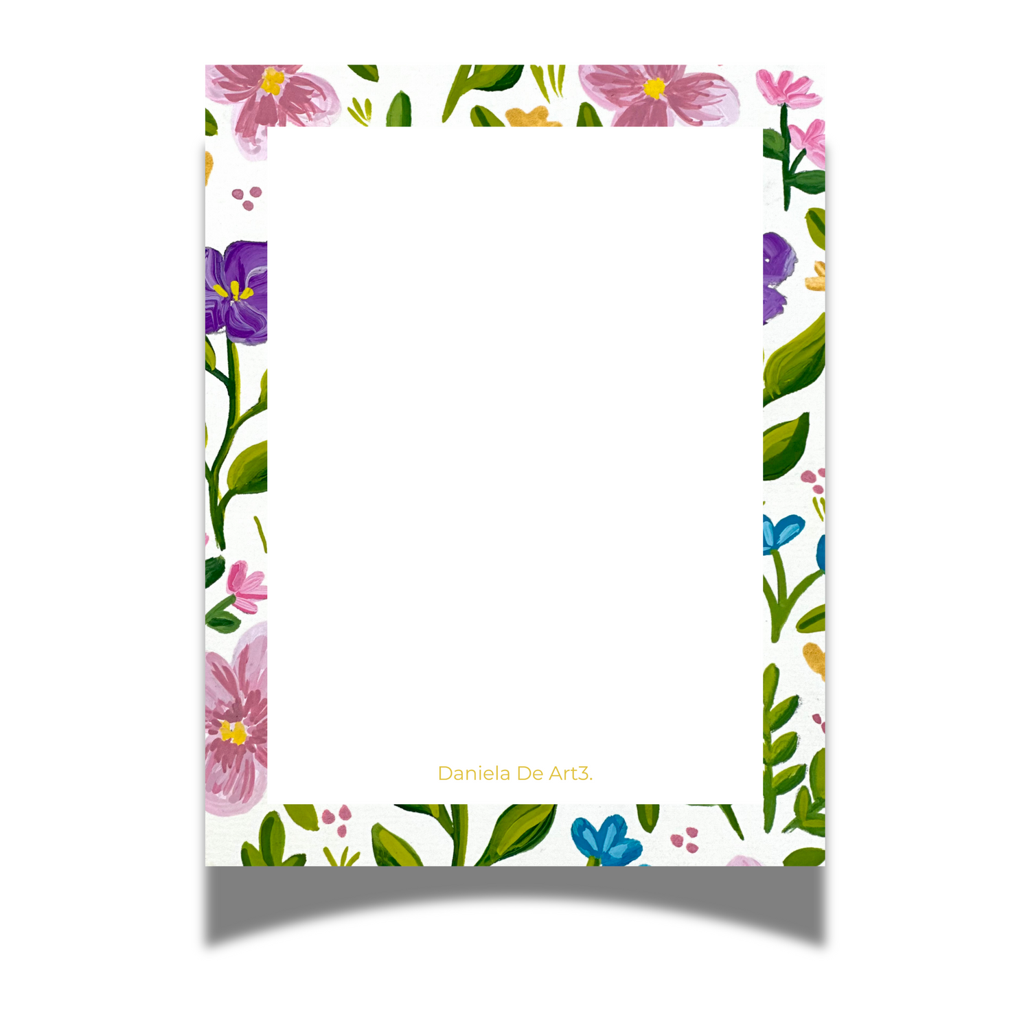 Colorful Flowers Notepad