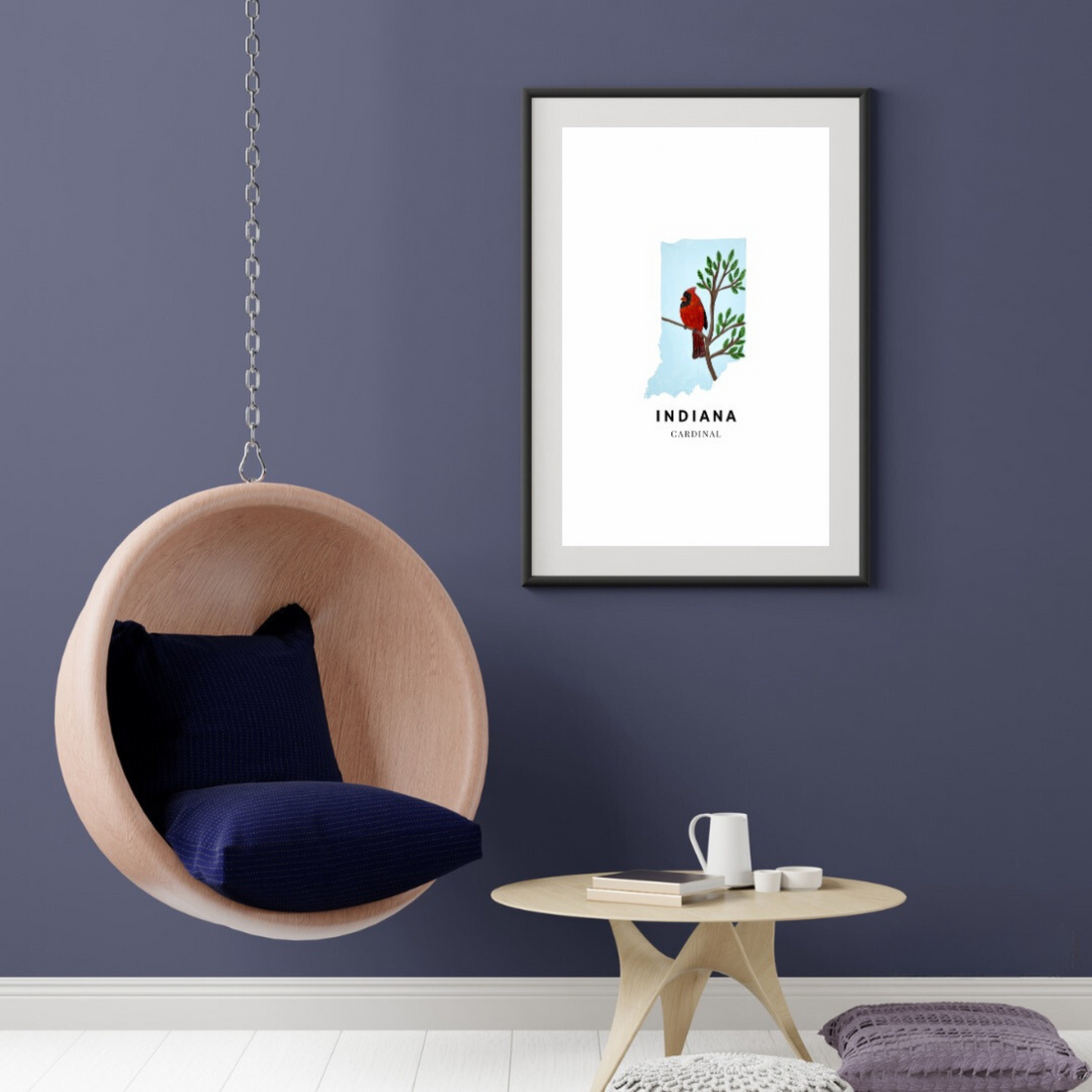 Indiana State Bird art print