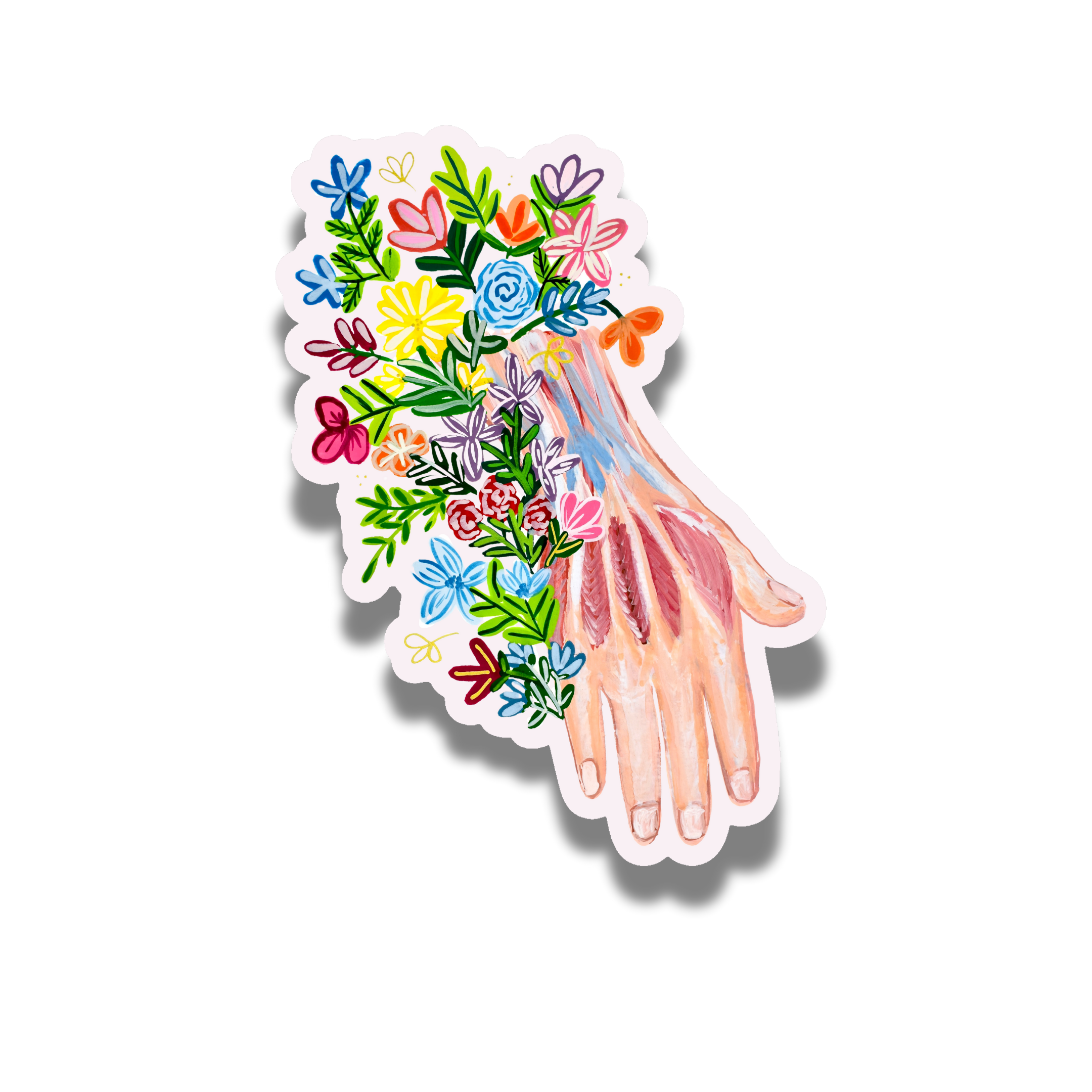 Hand sticker