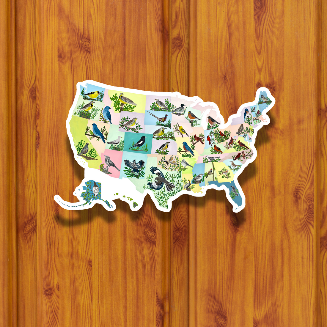 State Birds sticker