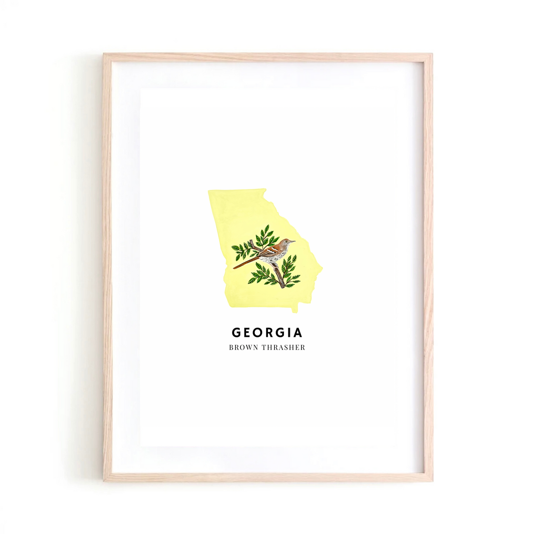 Georgia State Bird art print