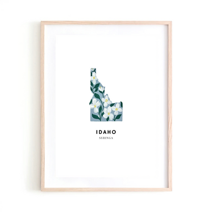 Idaho State Flower art print