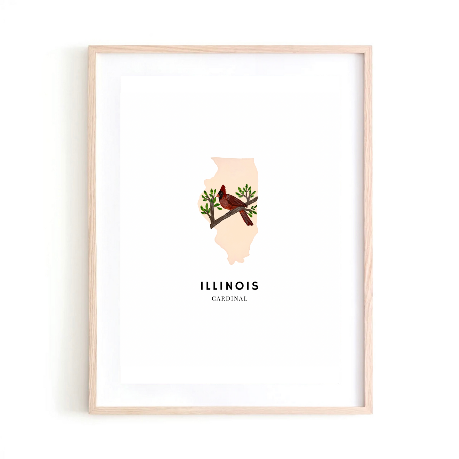 Illinois State Bird art print