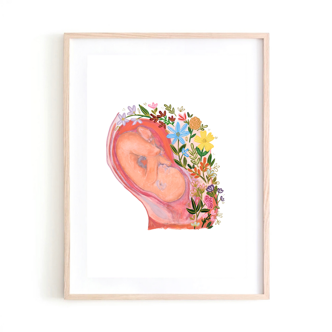 Gestation art print